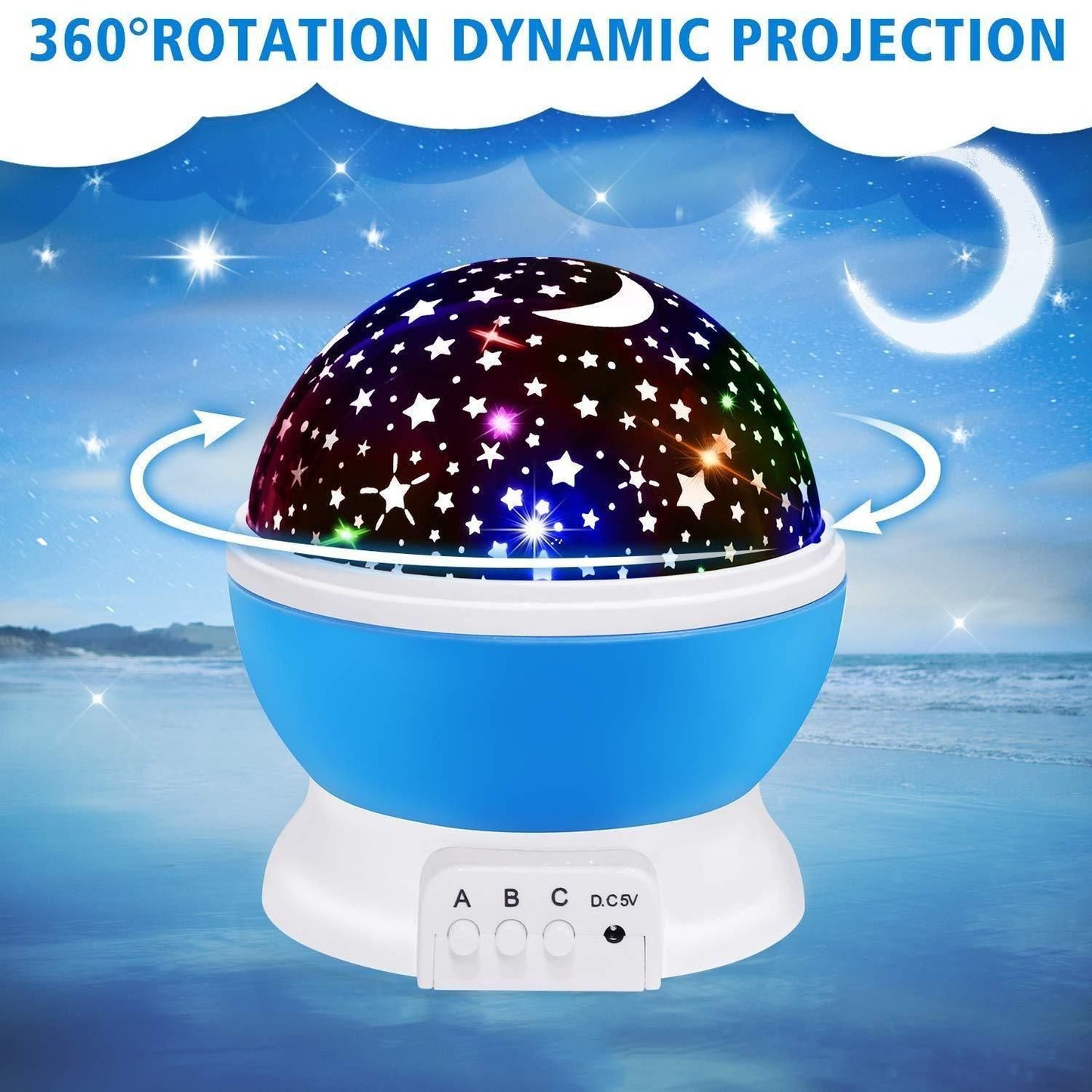 Moon Night Lamp Projector