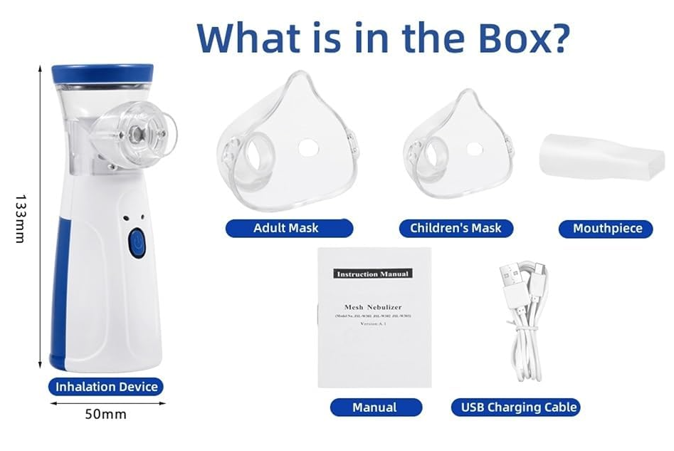 NebuPro™ Rechargeable Portable Nebulizer
