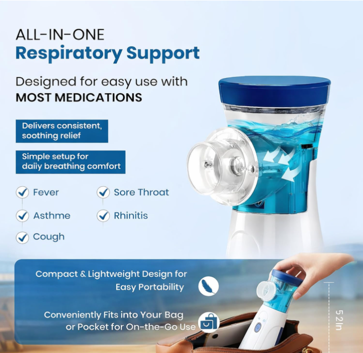 NebuPro™ Rechargeable Portable Nebulizer