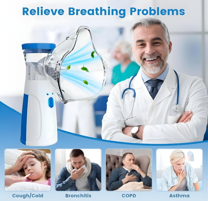 NebuPro™ Rechargeable Portable Nebulizer